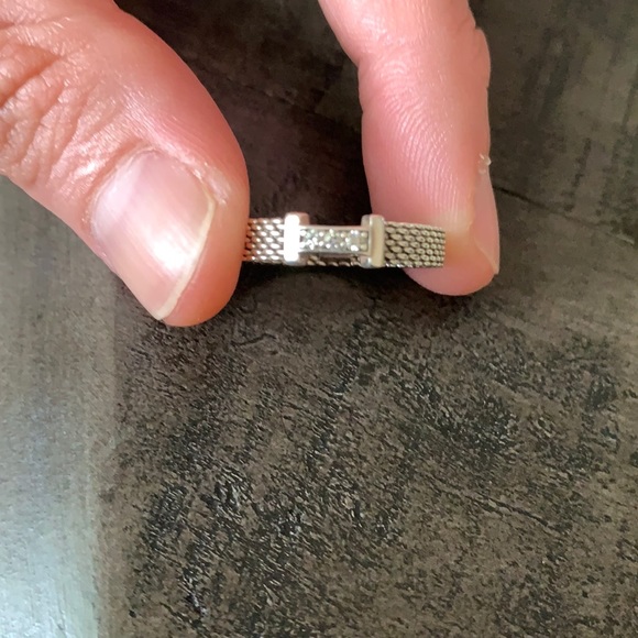 Tiffany & Co. Jewelry - Tiffany&Co. sterling silver ring with diamonds